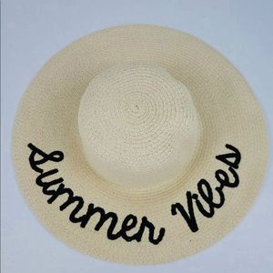 Summer Vibes Straw Floppy Hat ☀️